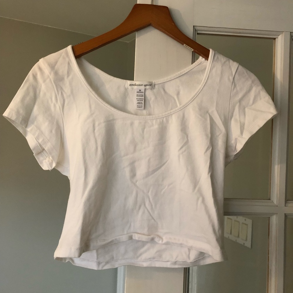 White Crop Top